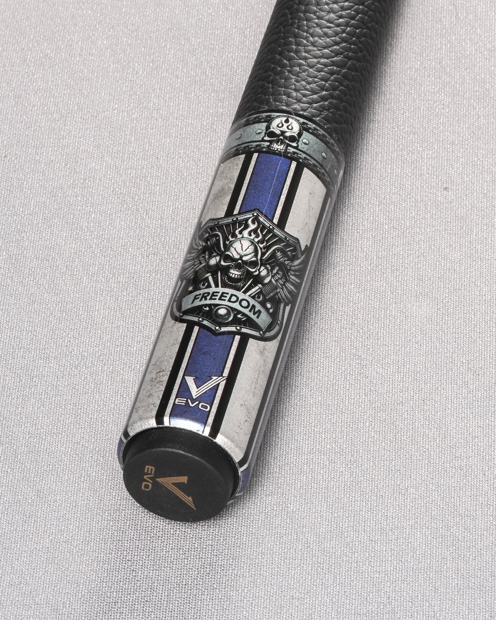 EVO FREEDOM MAXBING EDITION - AZURE FLAME - BLACK LEATHER WRAP