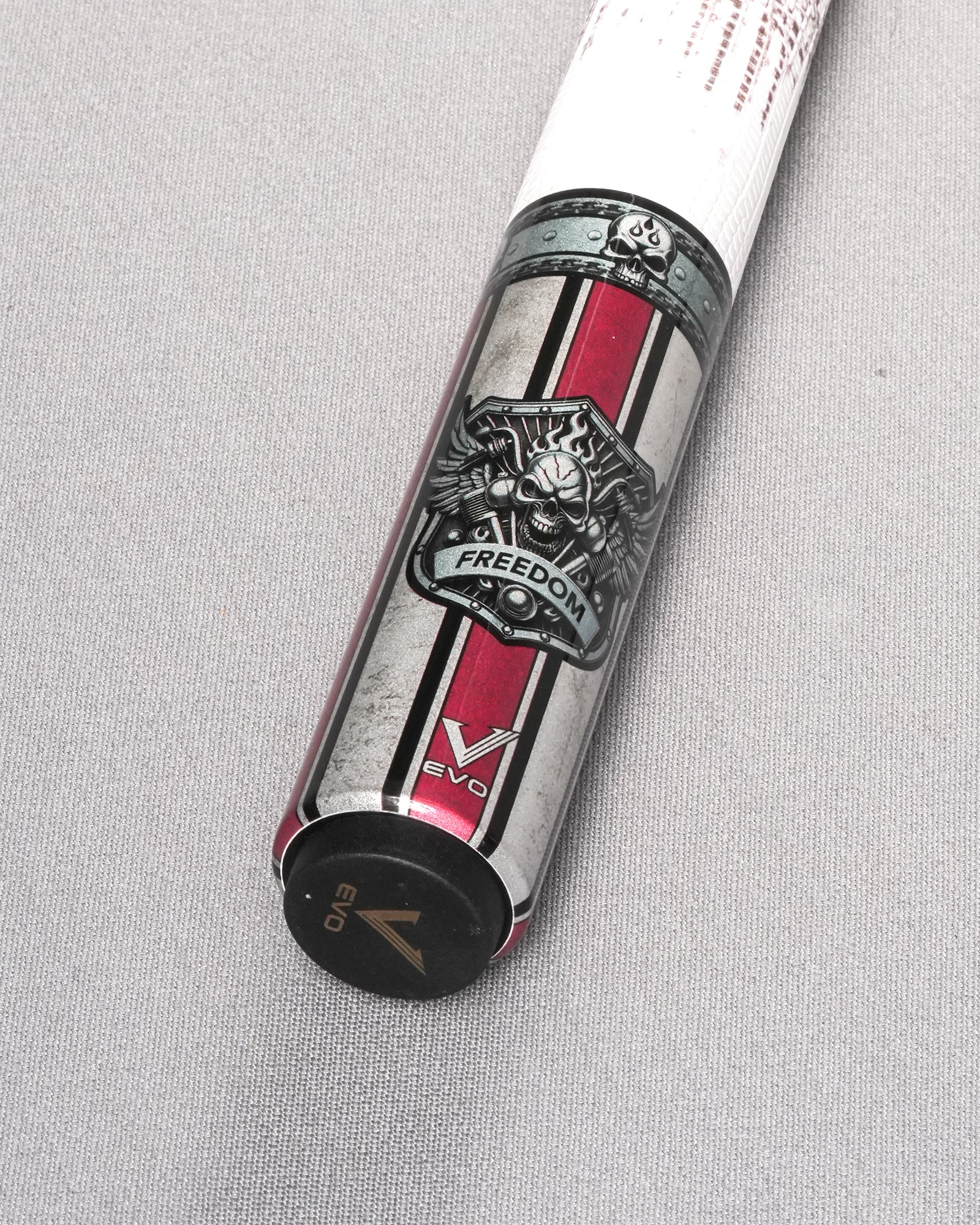 EVO FREEDOM MAXBING EDITION - CRIMSON FLAME - WHITE LEATHER WRAP