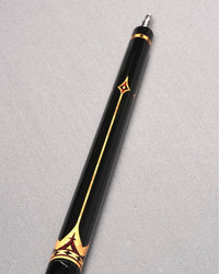 EVO CROWN MAXBING EDITION - ROYAL BLACK - BLACK LEATHER WRAP