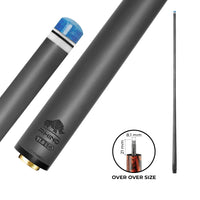 Rhino - 30" / 5/16-14 Carbon Pool Cue Single Shaft - 11.8 / Over Oversize