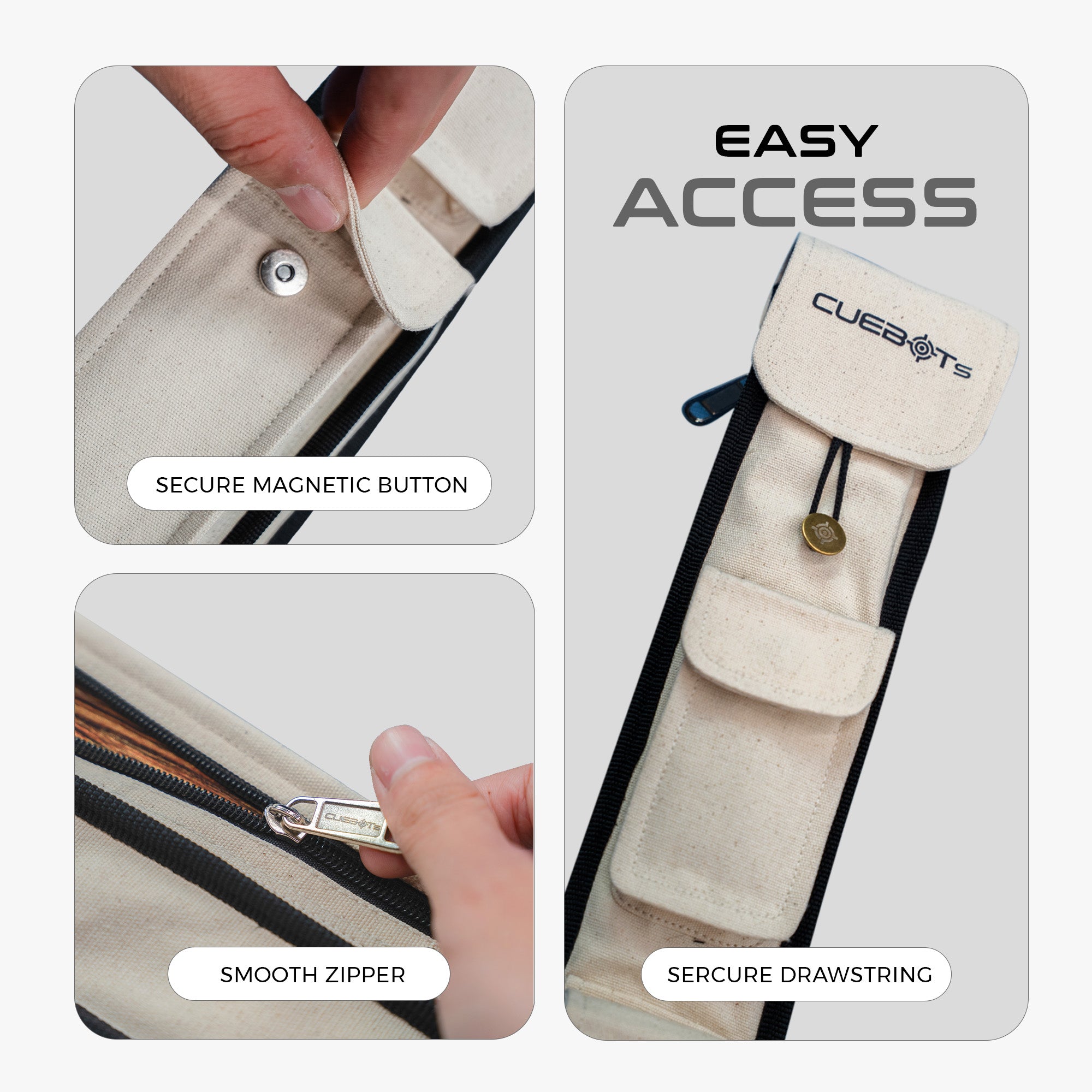 CUEBOTS SOFT CASE - WHITE