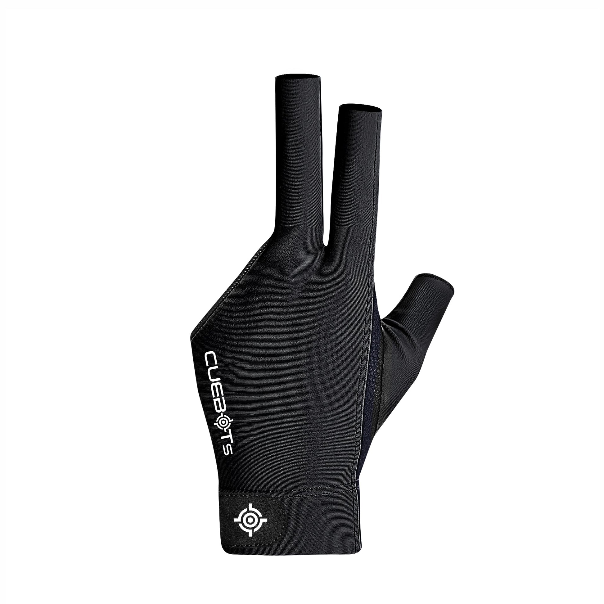 CUEBOTS Left Hand Glove - Pure Black XL