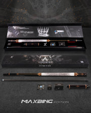 EVO CROWN MAXBING EDITION - ROYAL BLACK - WHITE LEATHER WRAP