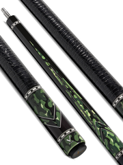 EVO RECON POOL CUE - VIPER - LEATHER WRAP