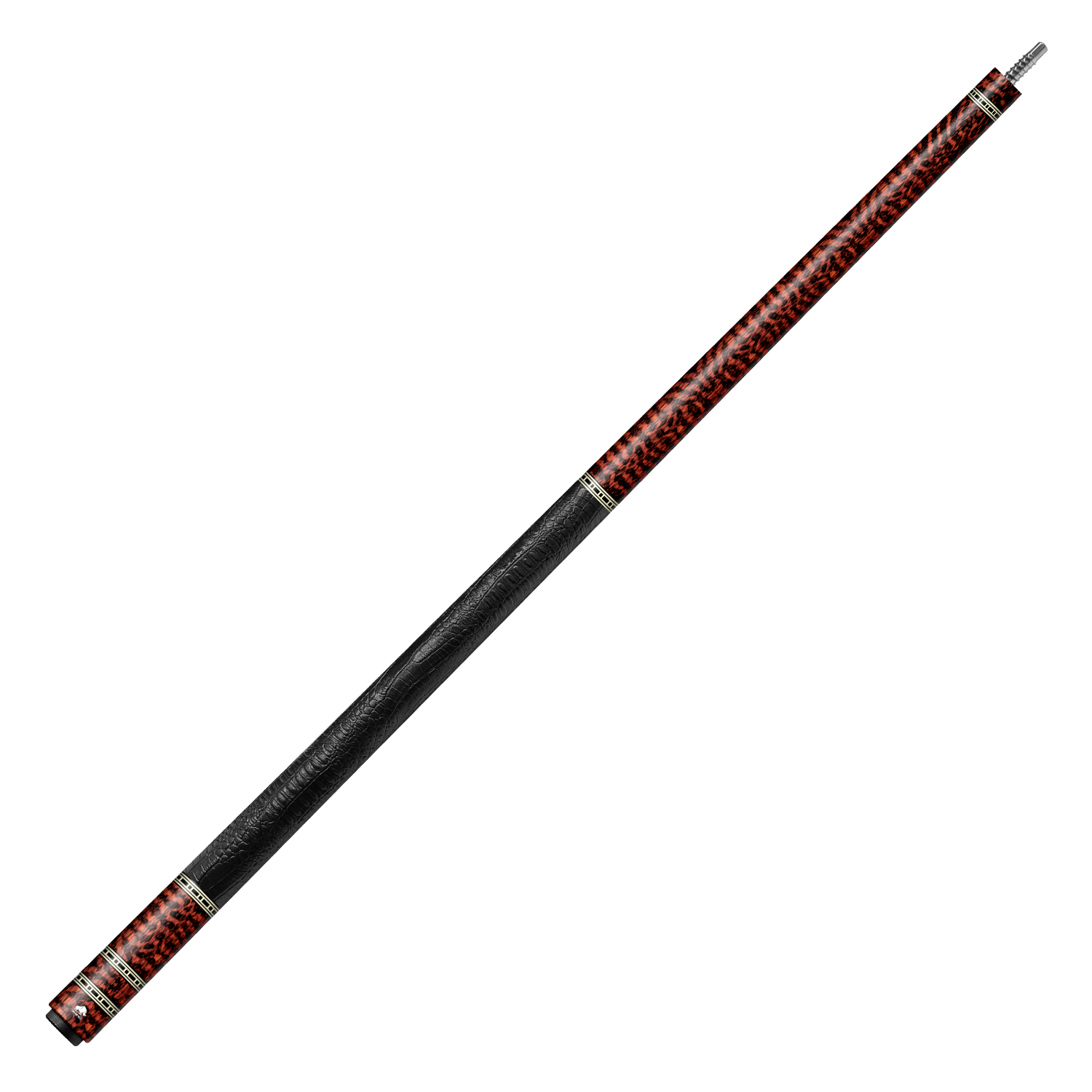 Rhino RETRÔ Cue Butt - Snake - Crocodile Embossed Microfiber Leather Wrap