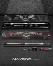 EVO FREEDOM MAXBING EDITION - CRIMSON FLAME - WHITE LEATHER WRAP