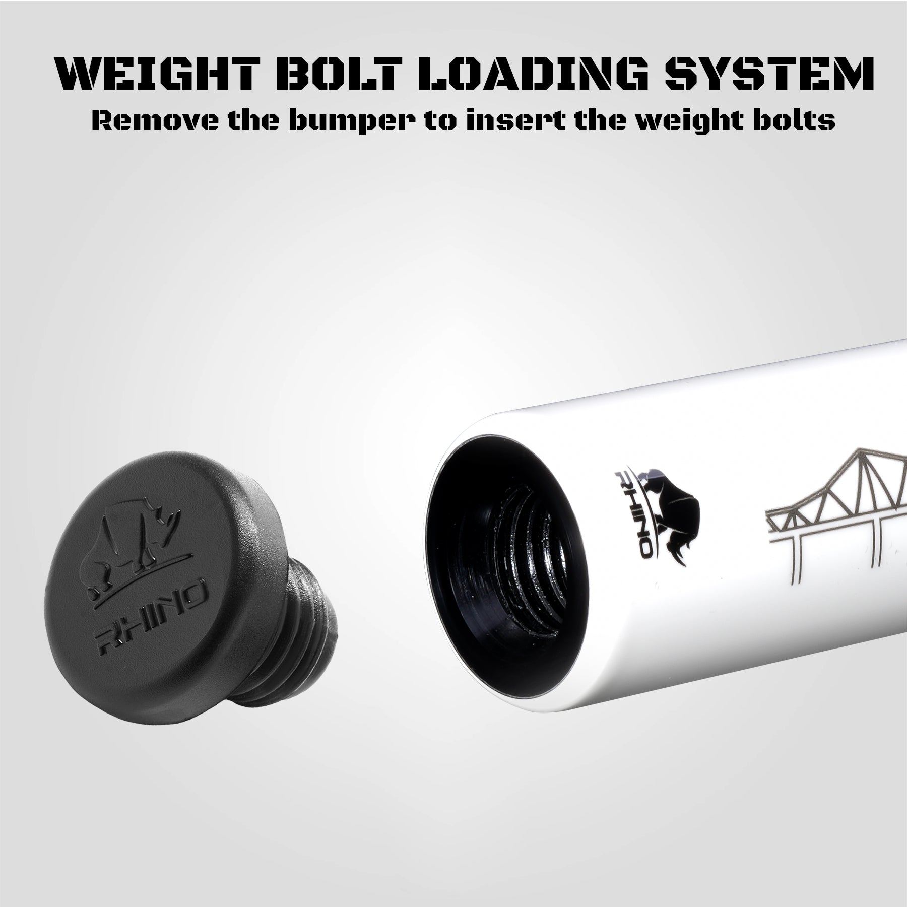 Gậy đánh RHINO TÔI YÊU VIỆT NAM - TRẮNG