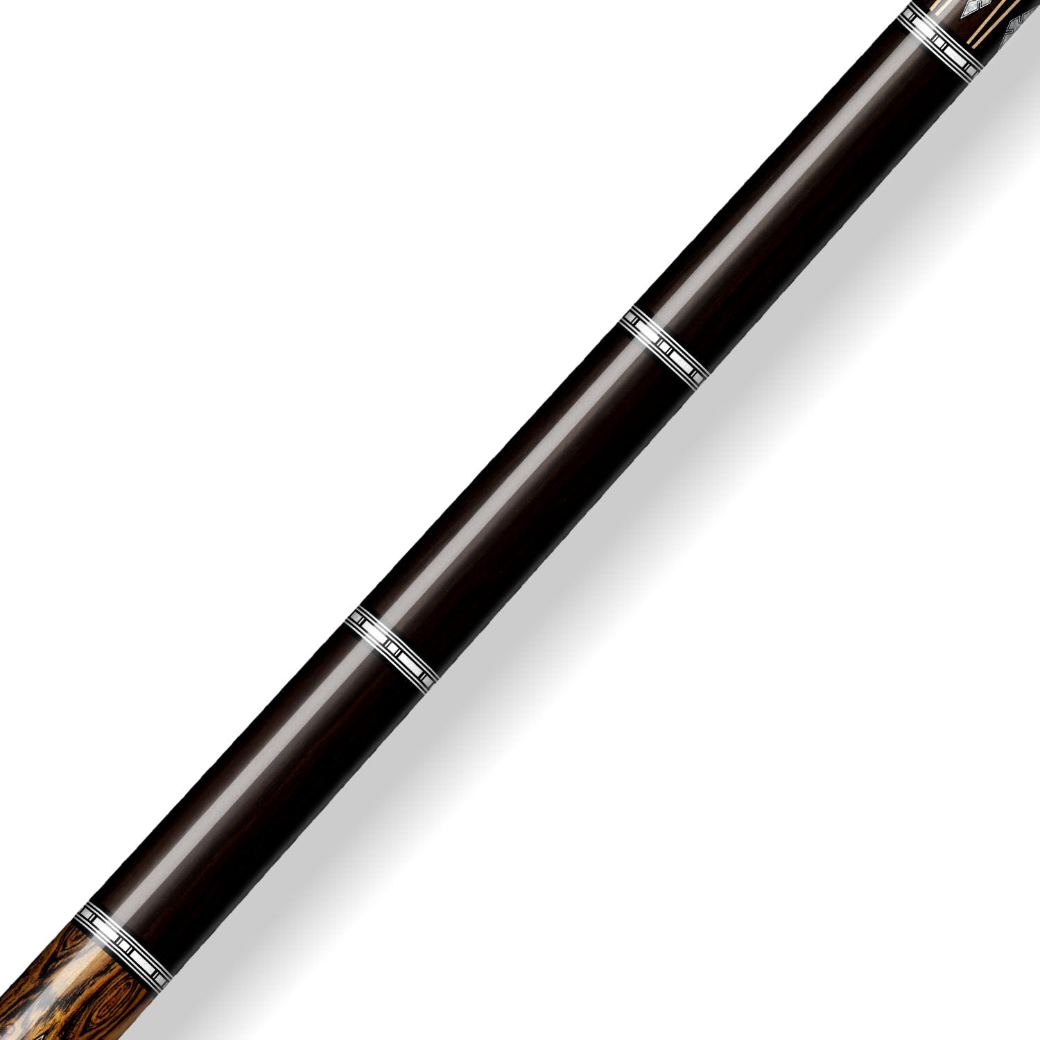RHINO MUST POOL CUE - BOCOTE EBONY DIAMOND