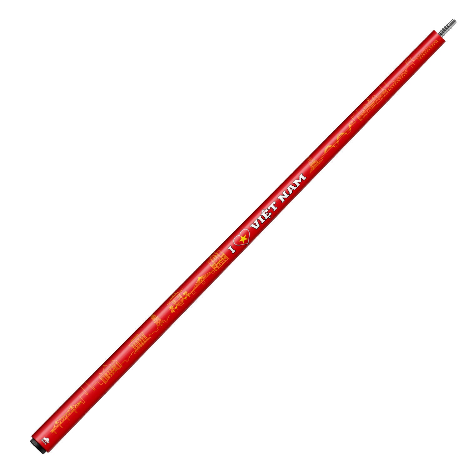 CHUÔI GẬY ĐÁNH RHINO TÔI YÊU VIỆT NAM - ĐỎ - TAY TRƠN