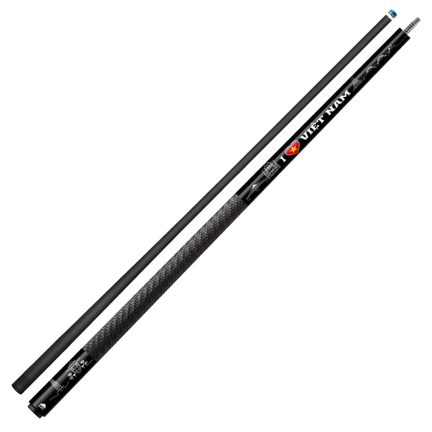 Gậy đánh RHINO TÔI YÊU VIỆT NAM - ĐEN - TAY CẦM SPORT