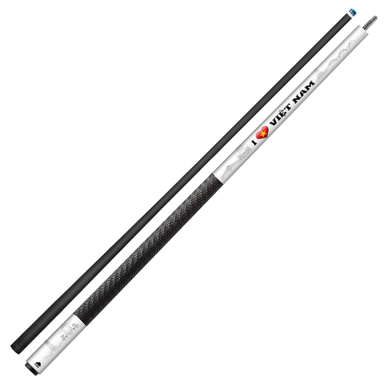 Gậy đánh RHINO TÔI YÊU VIỆT NAM - TRẮNG - TAY CẦM SPORT