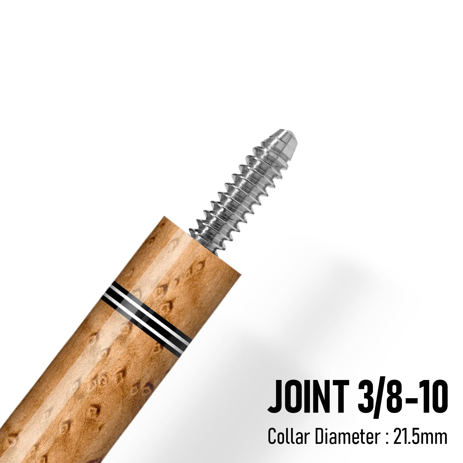 Z Fusion ZF2 Cue Butt – Emberline (Wrapless) 3 8-10