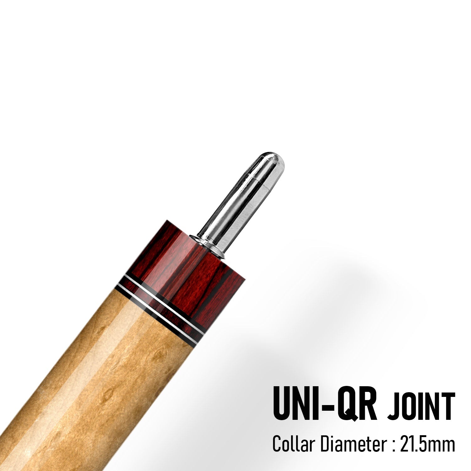 Z Fusion ZF7 Cue Butt – Bordeaux Red (Leather wrap) Uni