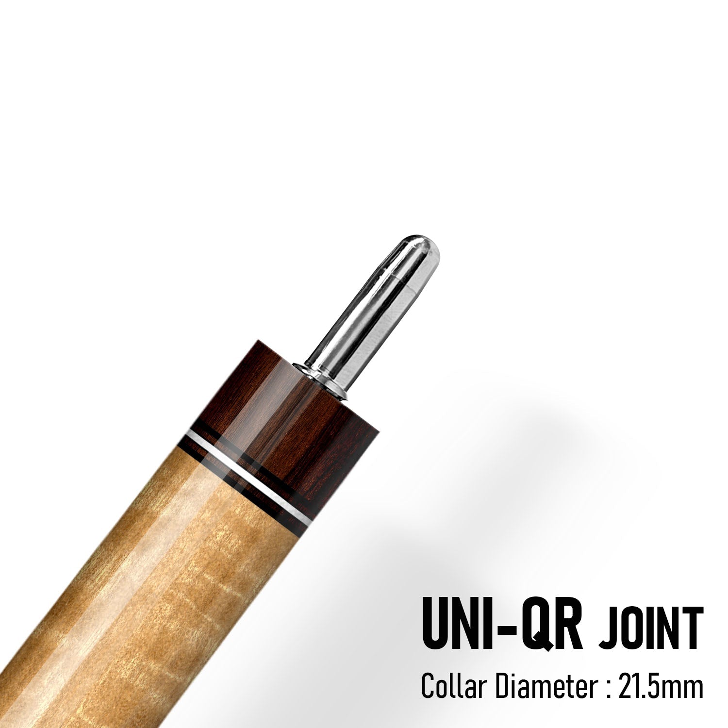 Z Fusion ZF4 Cue Butt – Walnut Line (Leather wrap) Uni