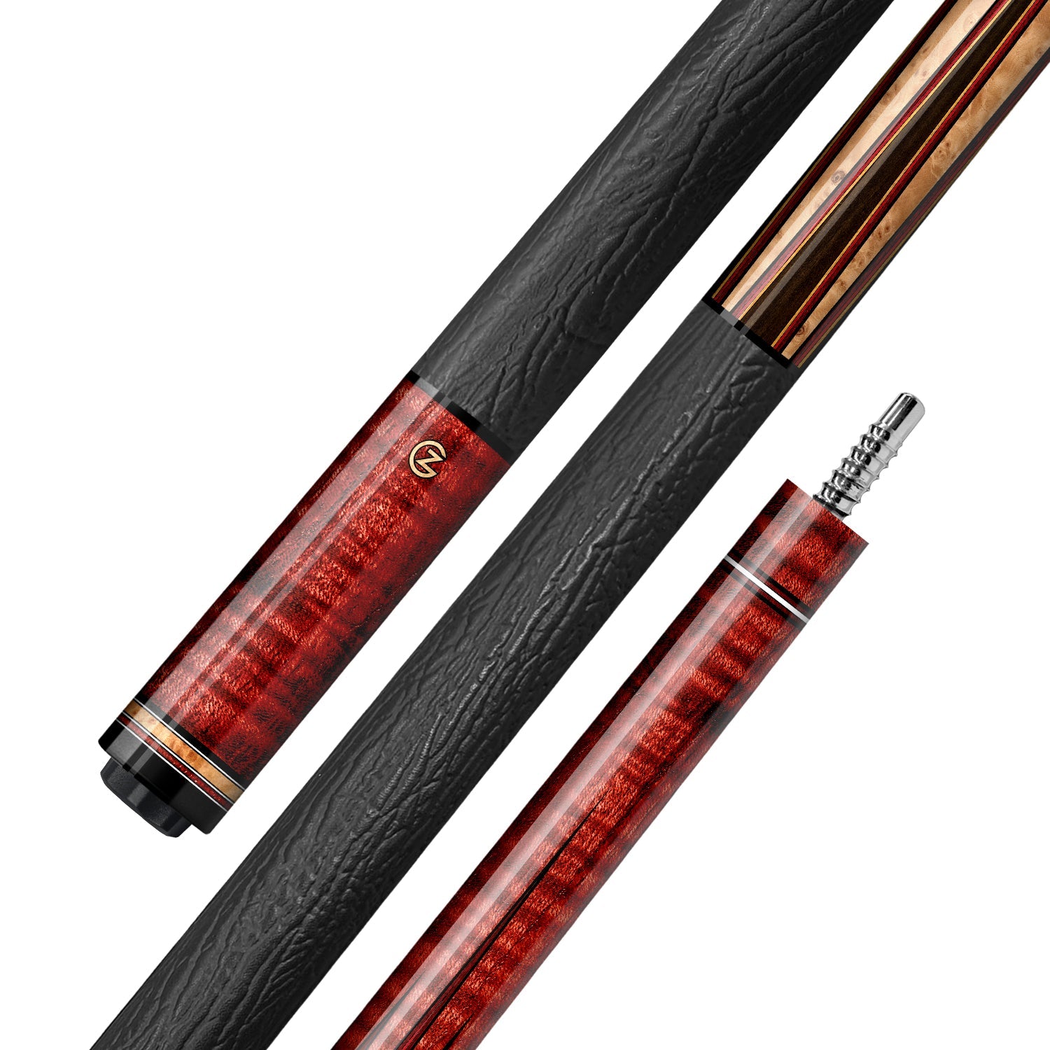 Z Fusion ZF5 Cue Butt – Flamecore (Leather wrap)