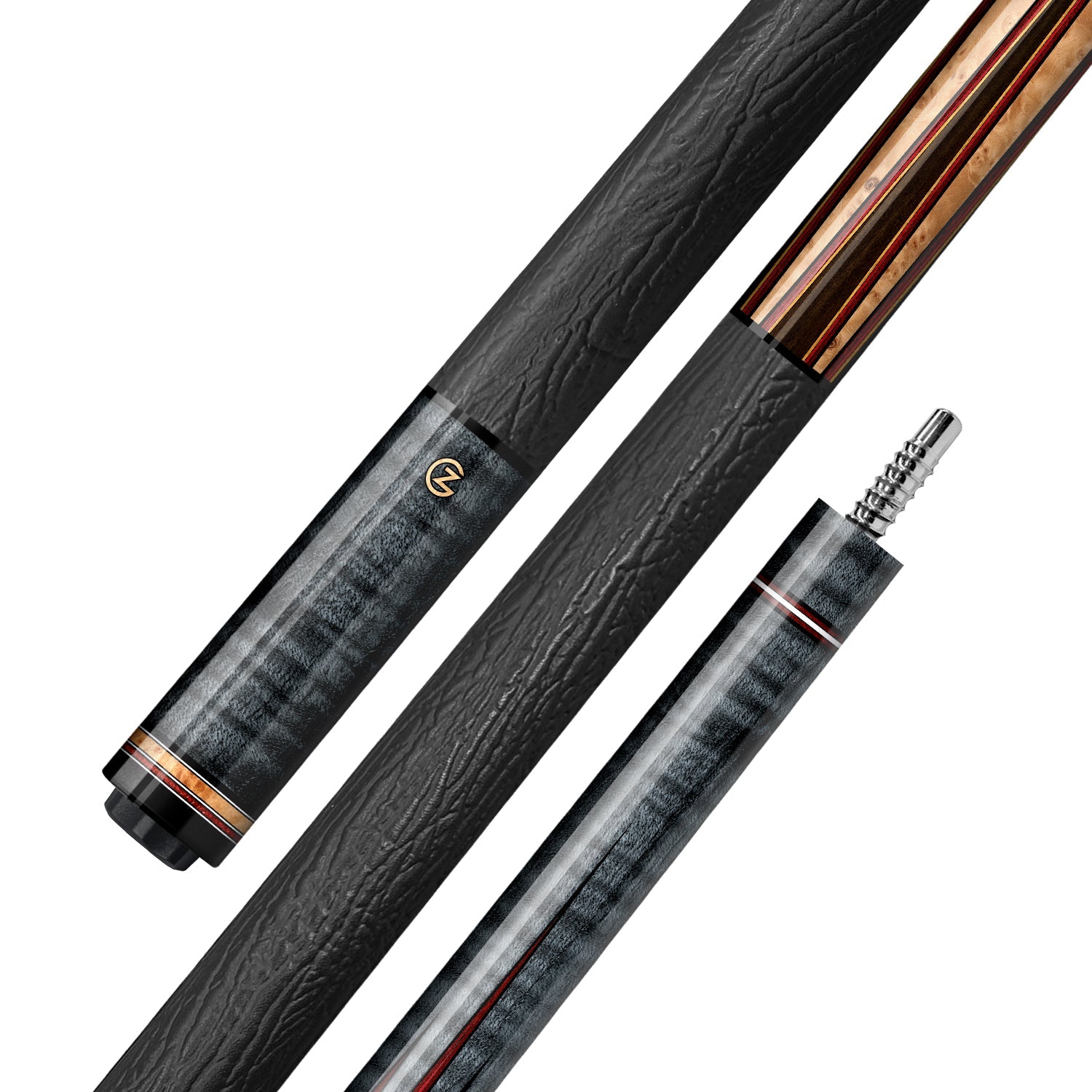 Z Fusion ZF6 Cue Butt – Phantom Black (Leather wrap)