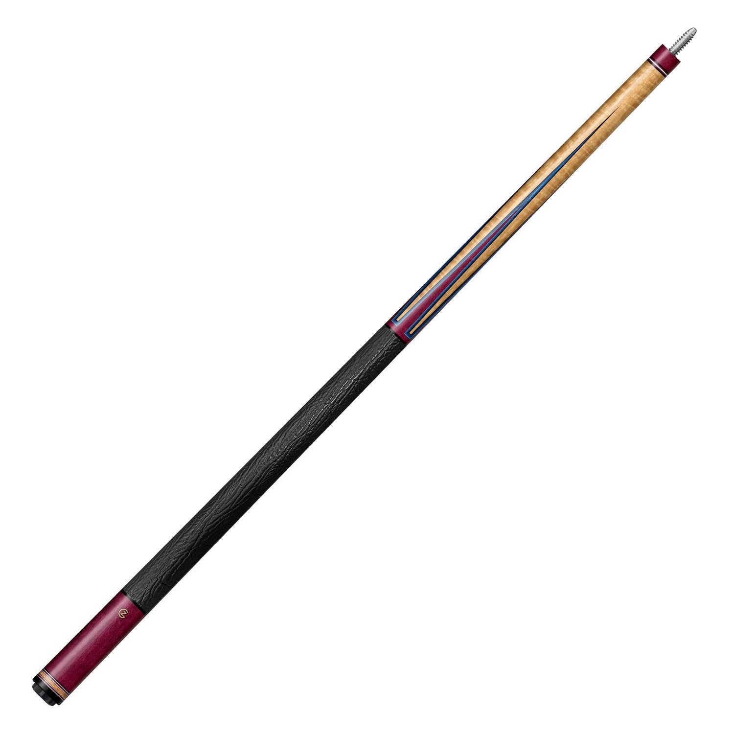 Z Fusion ZF3 Cue Butt – Crimson Edge (Leather wrap)