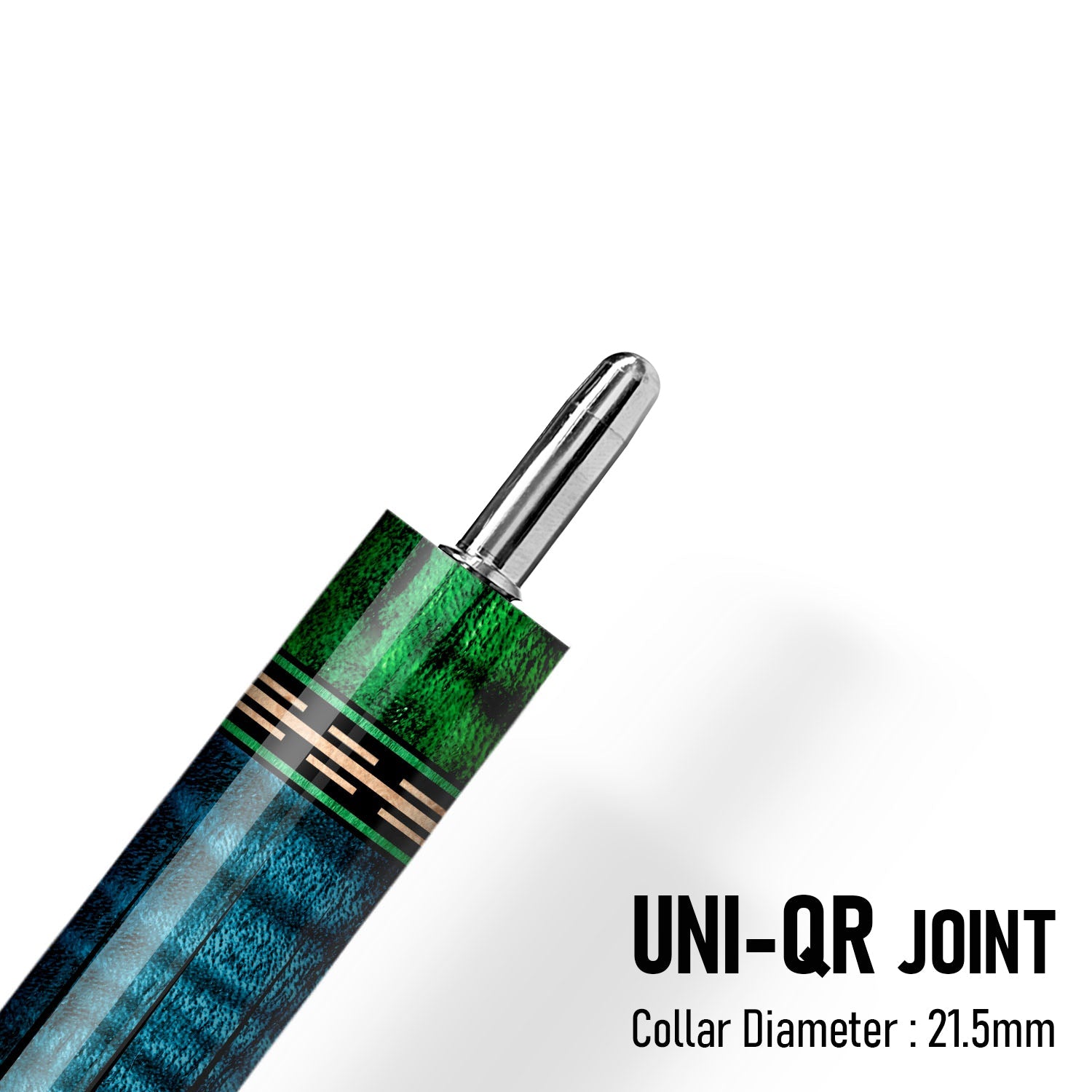 Z LUK ZL1 Cue Butt – Emerald Pulse (Wrapless) Uni