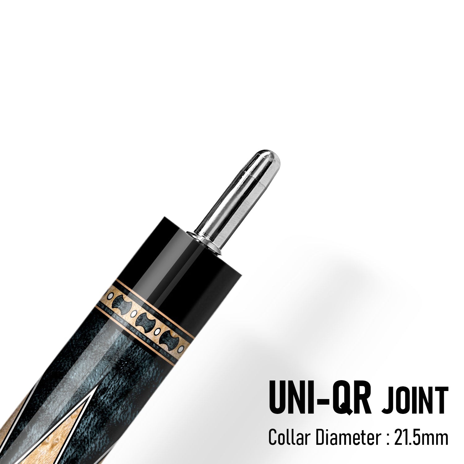 Z LUK ZL3 Cue Butt – Shadow Serpent (Leather wrap) Uni