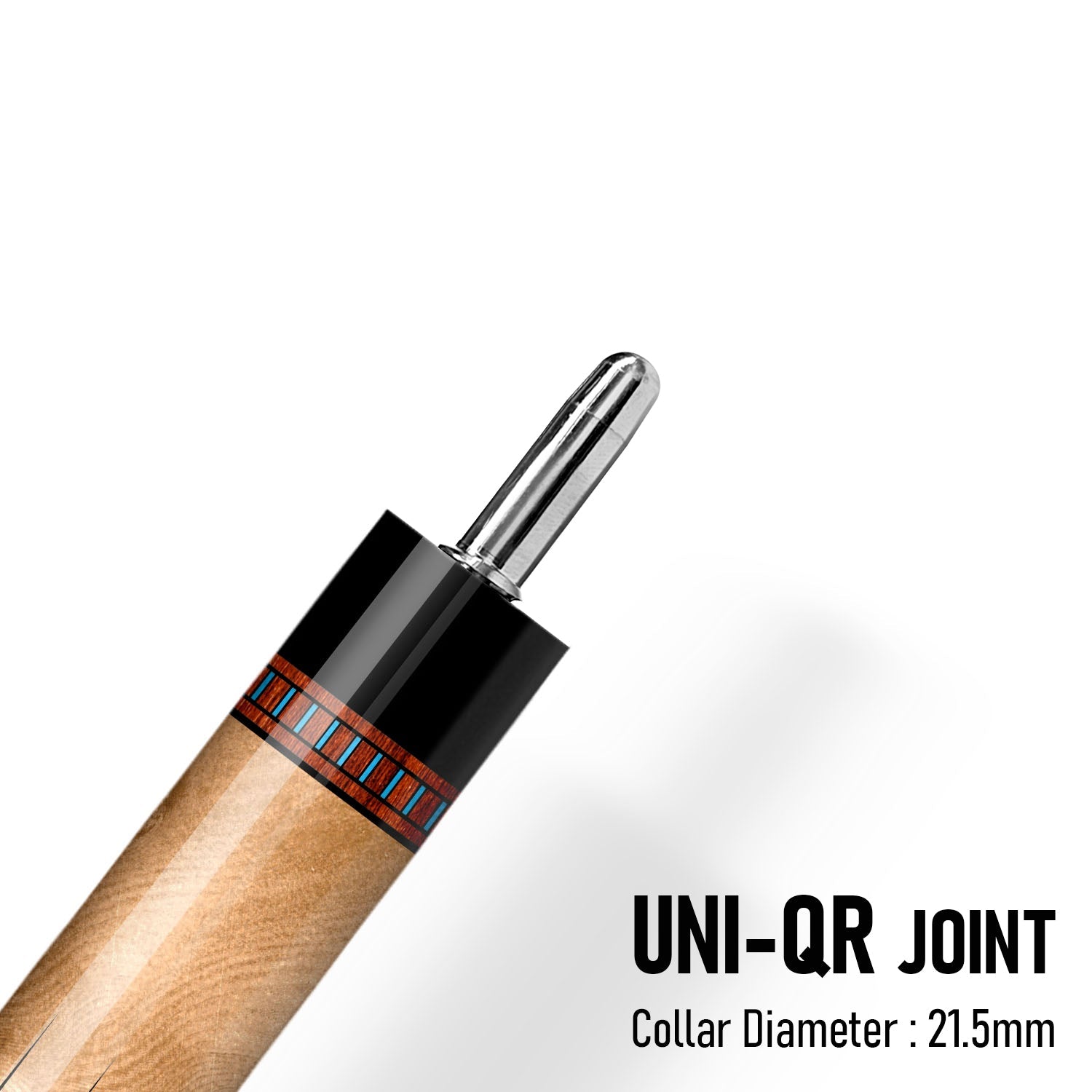 Z LUK ZL5 Cue Butt – Obsidian Monarch (Leather wrap) Uni