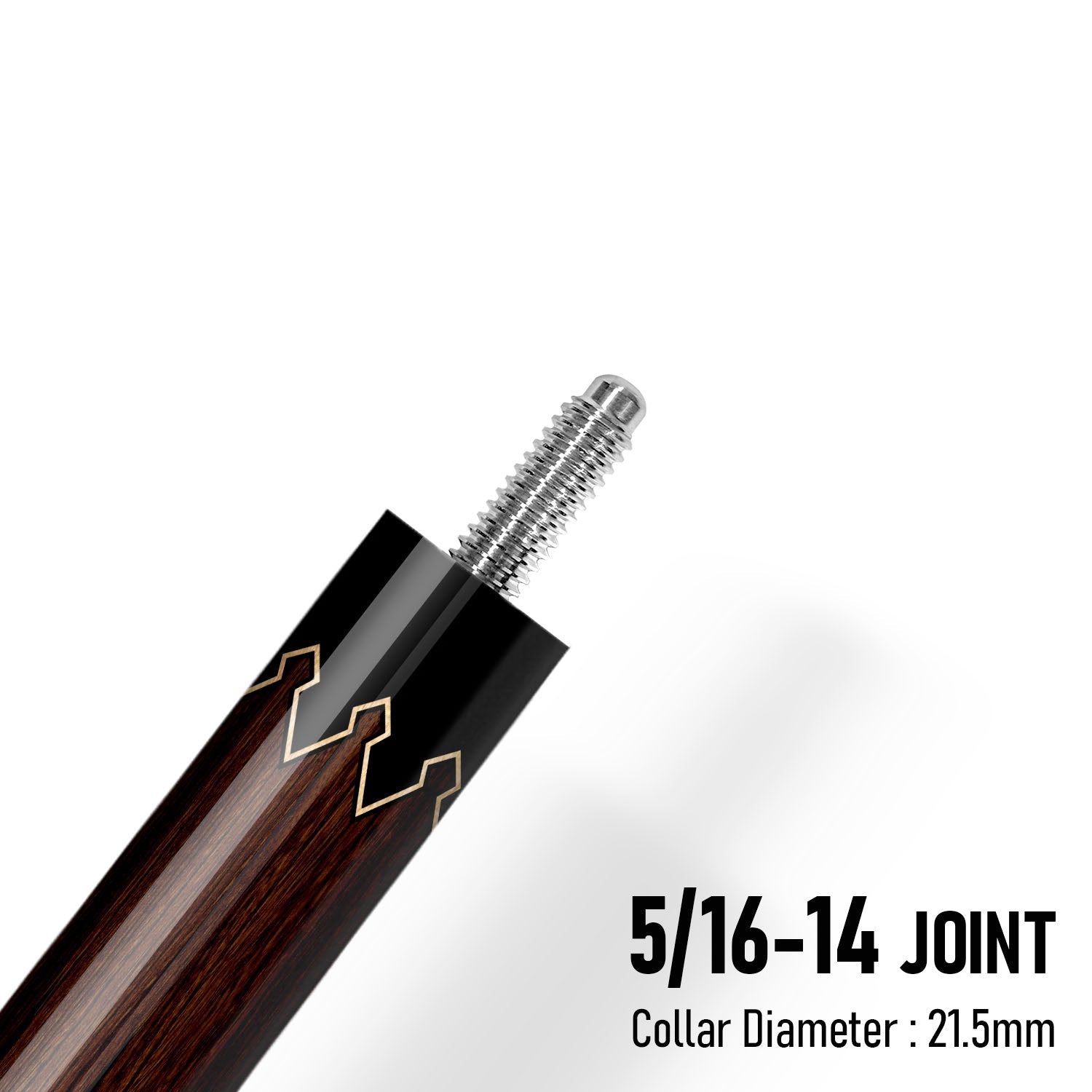 Z LUK ZL4 Cue Butt – Copper Viper (Leather wrap) 5 16-14