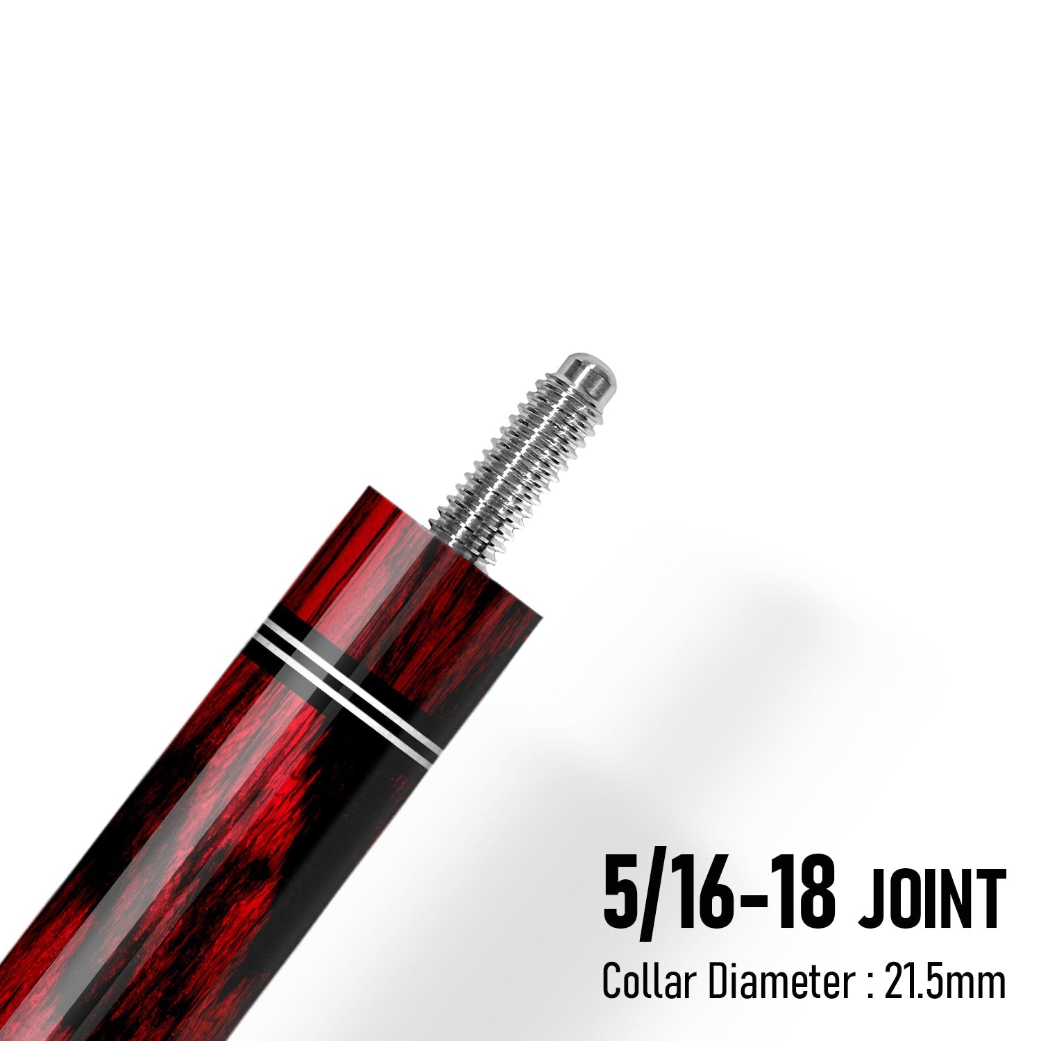 Z Pure ZP4 Cue Butt – Cocobolo (Leather wrap) 5 16-18