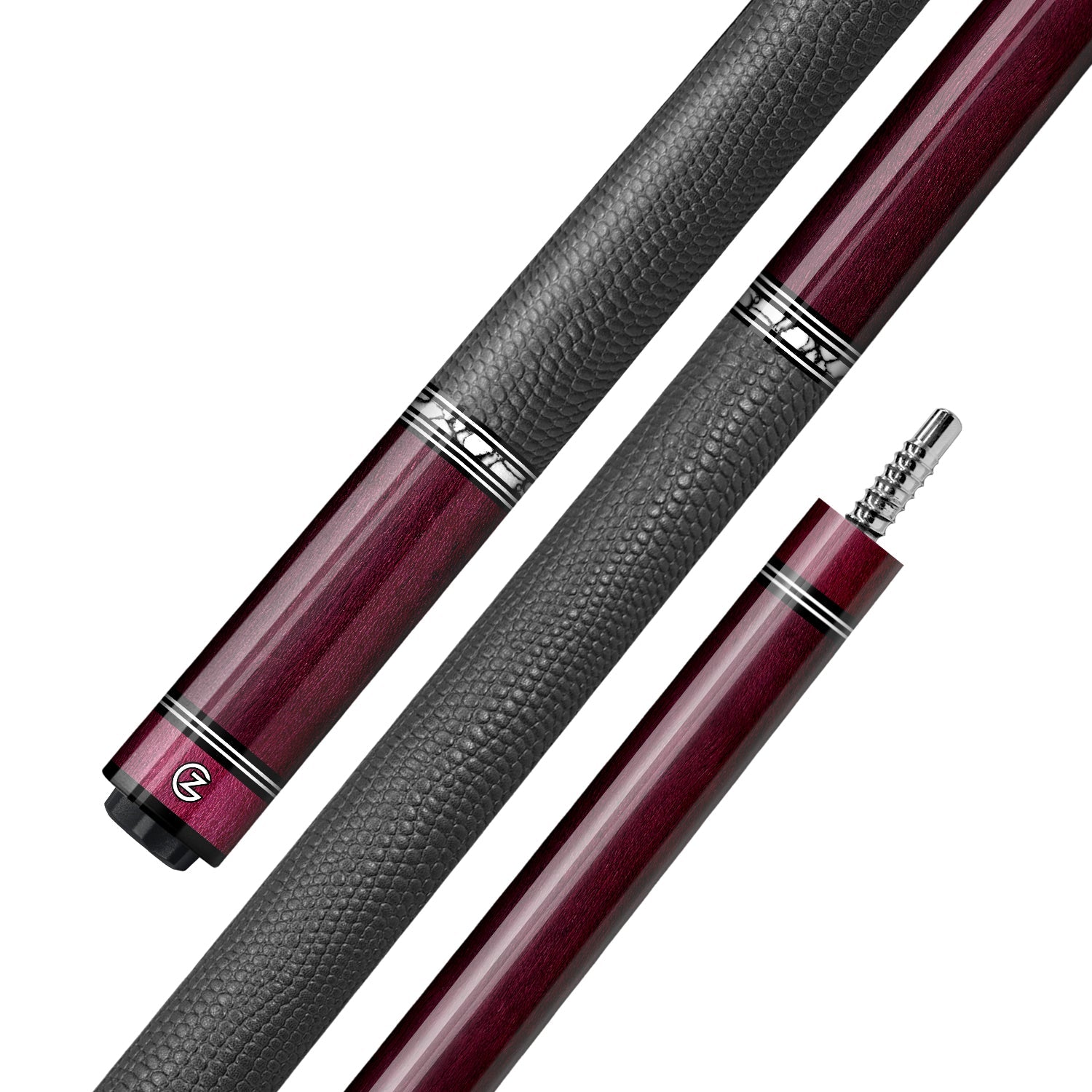 Z Pure ZP1 Cue Butt – Purple Heart (Leather wrap)