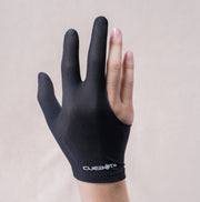 CUEBOTS Club Billiards Glove - Black, Mesh