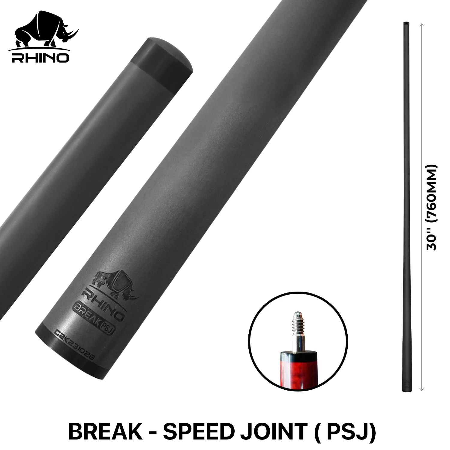 Rhino - 30" / Carbon Fiber Break Shaft PSJ