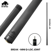 Rhino - 30" / Carbon Fiber Break Shaft Mini Q-loc