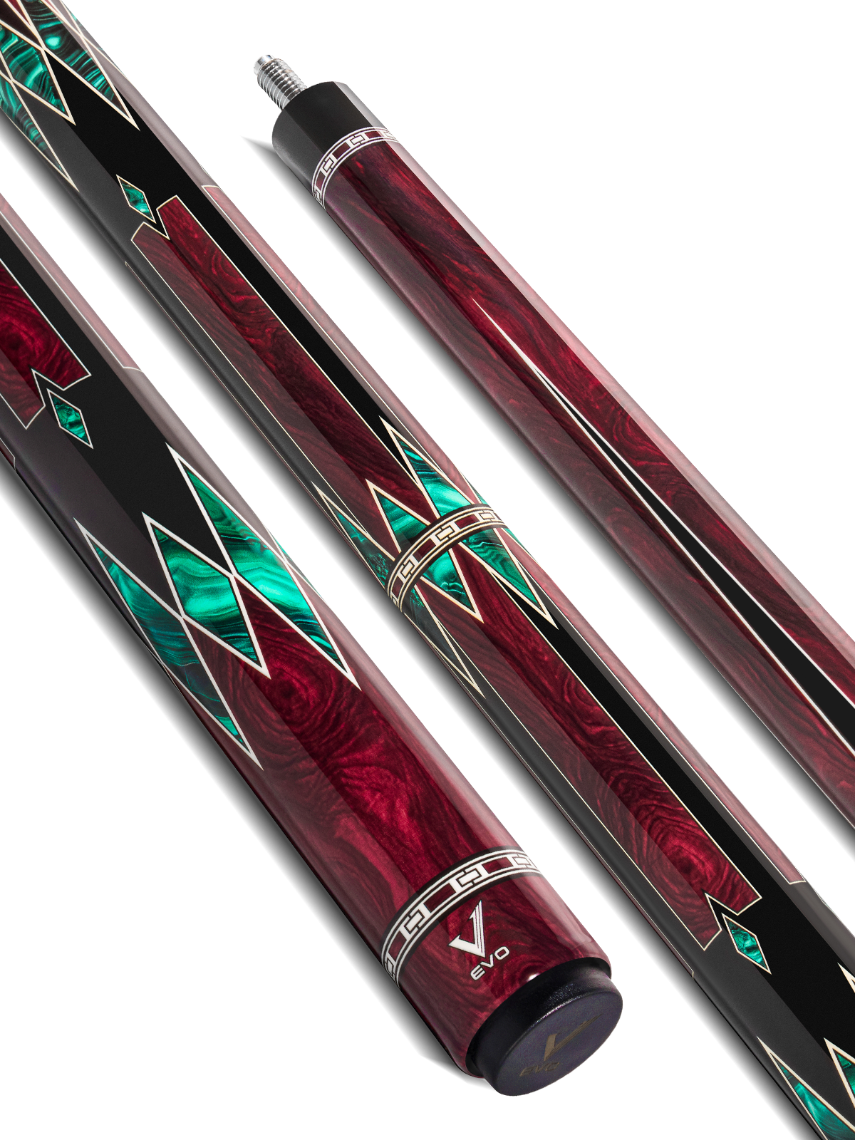 EVO MEG POOL CUE - CRIMSON JAW