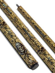 EVO PIRATES POOL CUE - GOLDEN PLUNDER