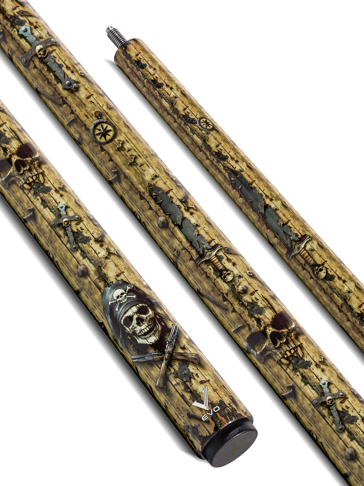 EVO PIRATES POOL CUE - GOLDEN PLUNDER