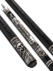 EVO REBEL POOL CUE - BLACK LEATHER WRAP
