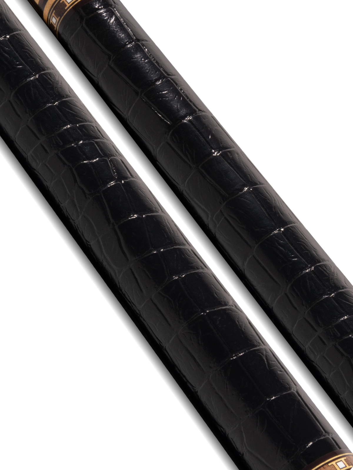 EVO LUNA POOL CUE - GOLDEN CREST - LEATHER WRAP