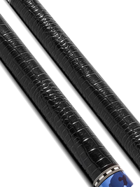 EVO CAMO POOL CUE - NAVY - LEATHER WRAP