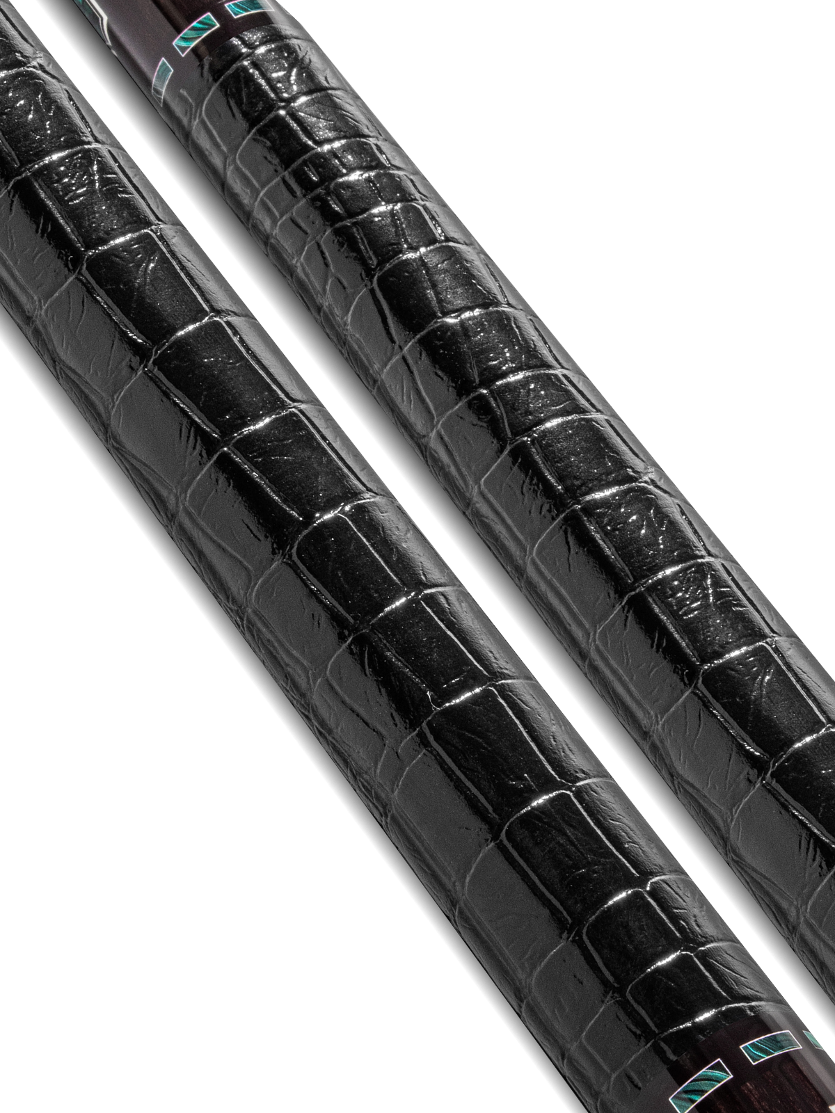 EVO LUNA POOL CUE - MALACHITE ECLIPSE - LEATHER WRAP