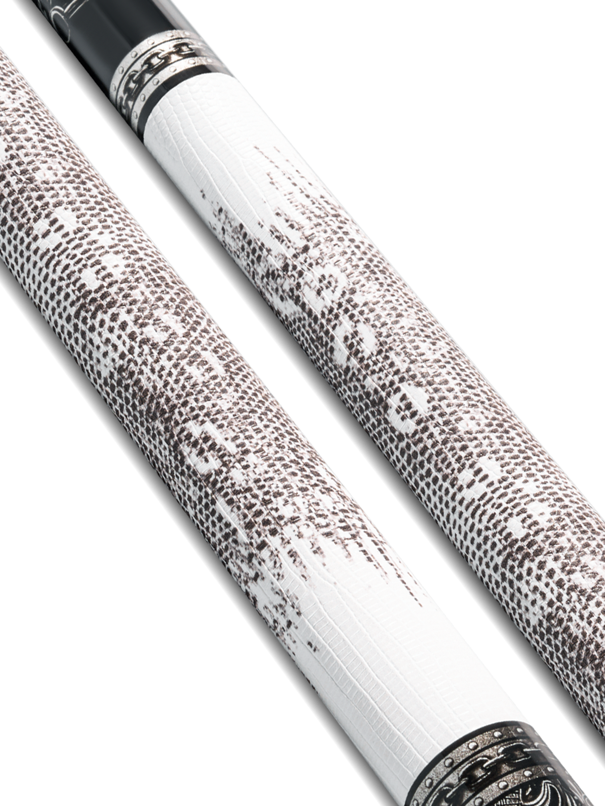 EVO REBEL POOL CUE - WHITE LEATHER WRAP
