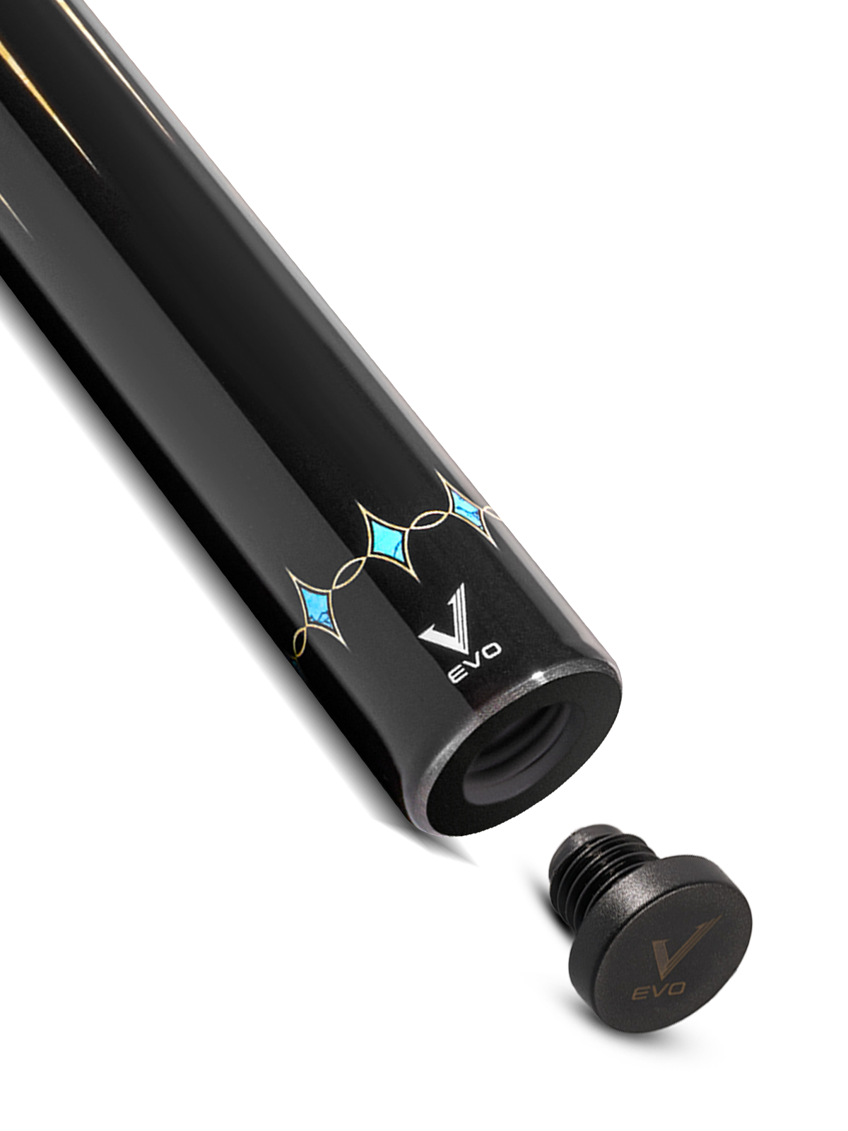 EVO CRYSTAL POOL CUE - EMBER VEIN