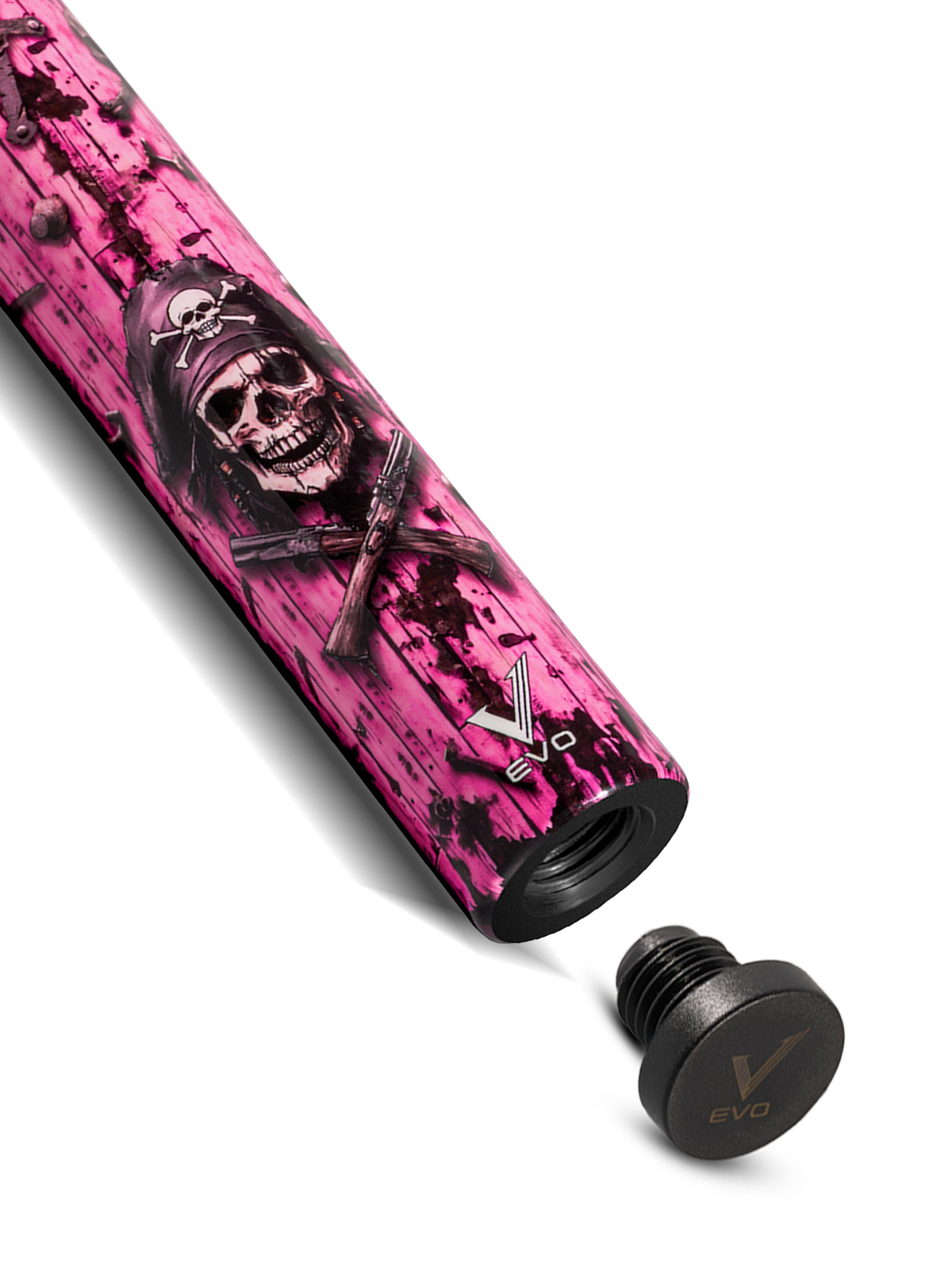 EVO PIRATES POOL CUE - ROSE RAID