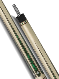 EVO BEAST POOL CUE - EMERALD COBRA - LEATHER WRAP