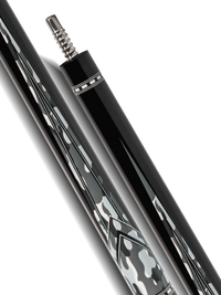 EVO RECON POOL CUE - GHOST - LEATHER WRAP