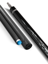 EVO RECON POOL CUE - GHOST - LEATHER WRAP