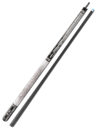 EVO FREEDOM POOL CUE - SHADOW FLAME - WHITE LEATHER WRAP