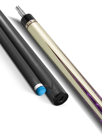 EVO BEAST POOL CUE - AMETHYST LION - LEATHER WRAP