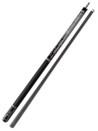 EVO FREEDOM POOL CUE - SHADOW FLAME - BLACK LEATHER WRAP