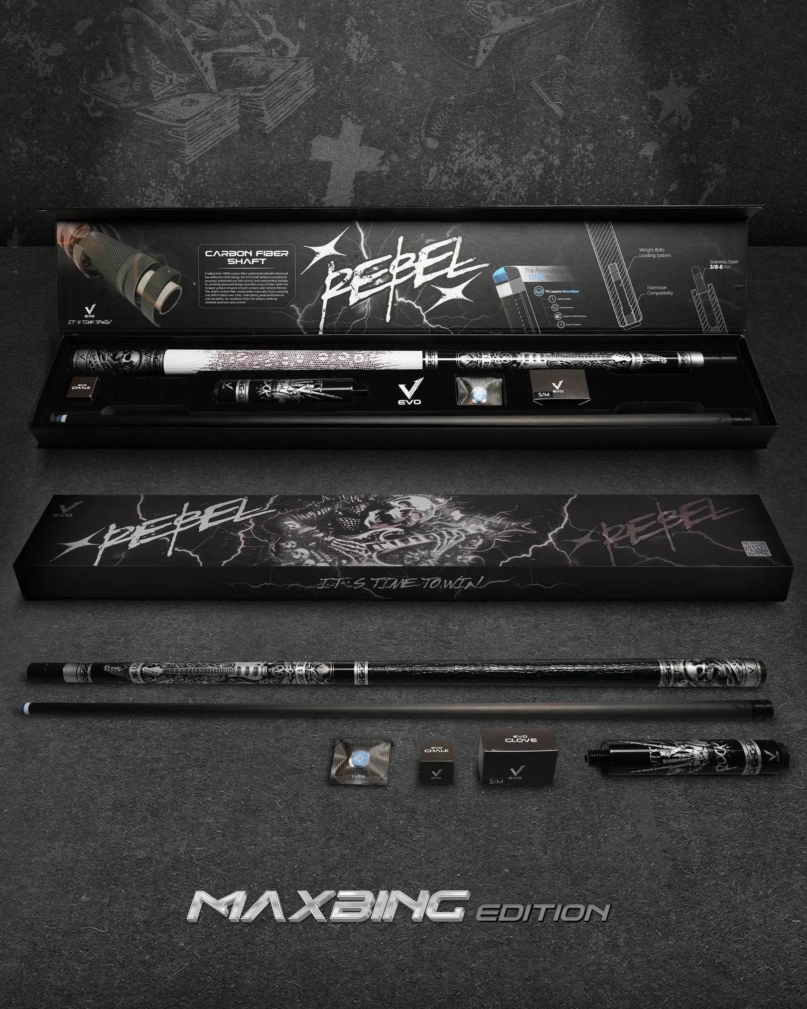 EVO REBEL MAXBING EDITION - TAY CẦM DA TRẮNG